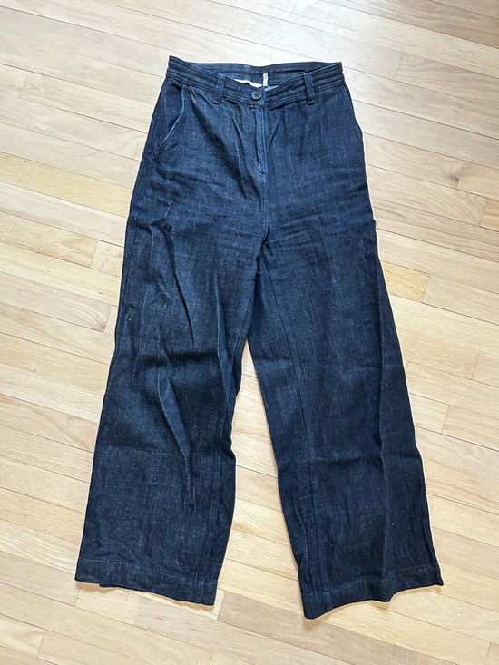 Toast Denim - TOAST Flat Front Japanese Denim Pants | Indigo | Size 8 (UK)